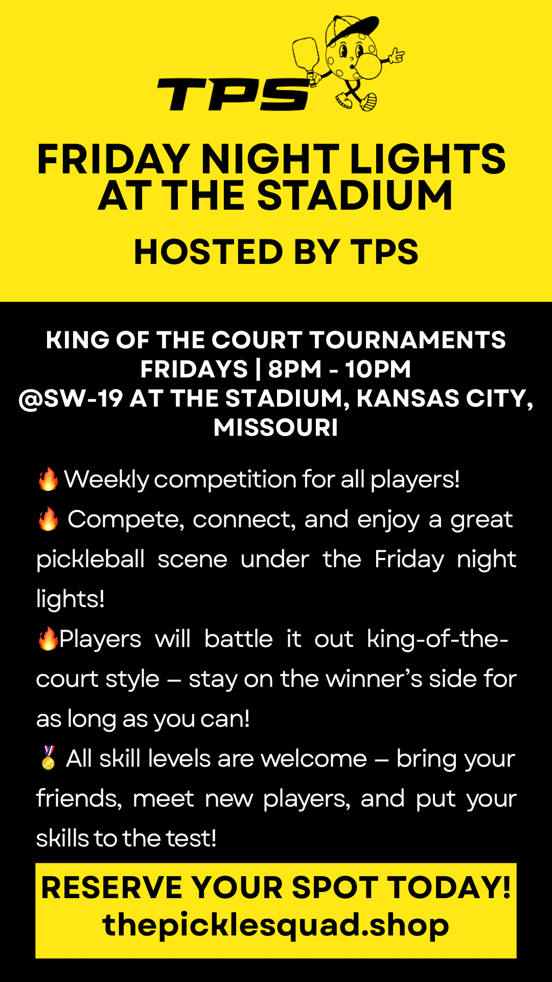 Friday Night Lights at The Stadium— hosted by TPS